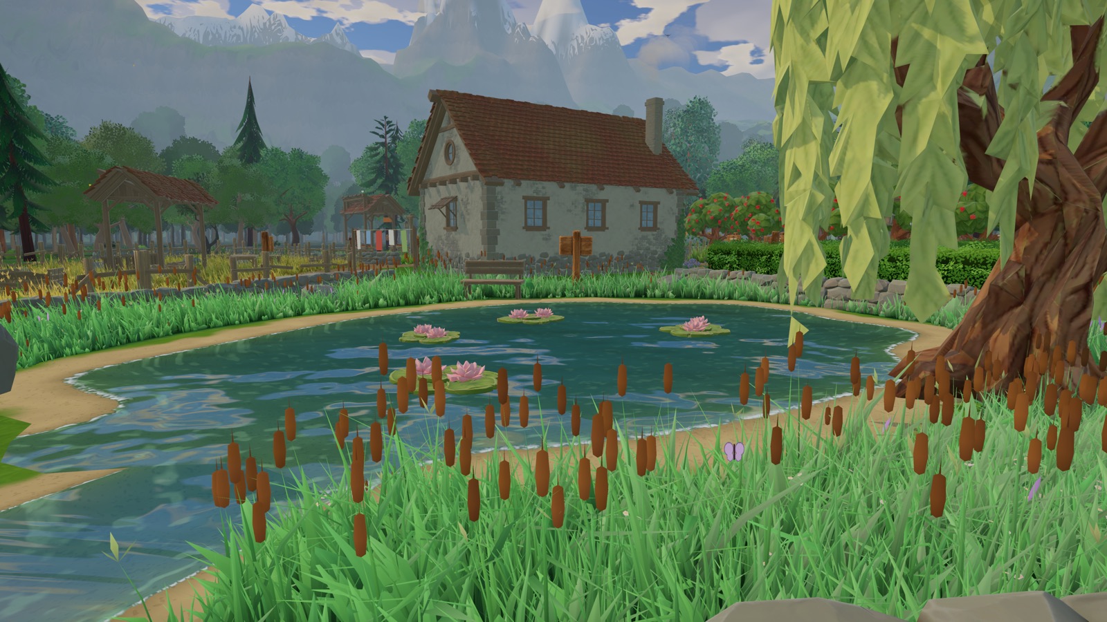 The pond and the wet meadow